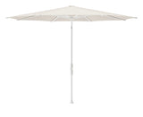 Glatz TWIST Sonnenschirm, matt weiss pulverbeschichtet - rund