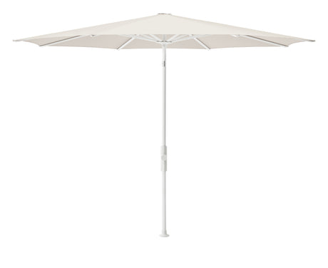 Glatz TWIST Sonnenschirm, matt weiss pulverbeschichtet - rund