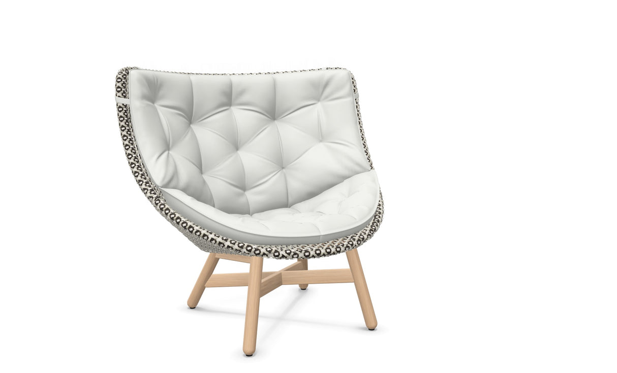 DEDON MBRACE Hochlehner Teak inkl. Gesamtauflage