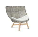 DEDON MBRACE Hochlehner Teak Gestell - Geflecht Pepper