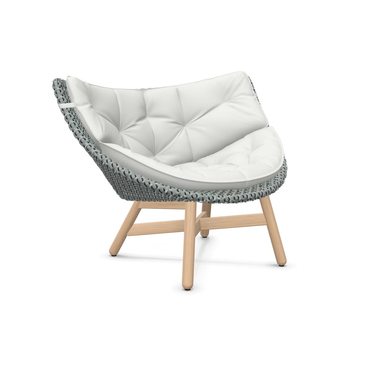 DEDON MBRACE Lounge Sessel Teak Gestell - Geflecht Baltic