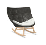 DEDON MBRACE Schaukelstuhl Teak Gestell - Geflecht Arabica