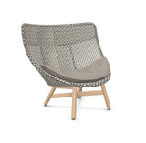 DEDON MBRACE Hochlehner Teak Gestell - Geflecht Pepper