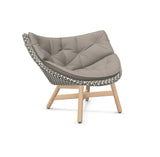 DEDON MBRACE Lounge Sessel Teak Gestell - Geflecht Pepper