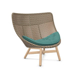 DEDON MBRACE Hochlehner Teak Gestell - Geflecht Chestnut