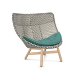 DEDON MBRACE Hochlehner Teak Gestell - Geflecht Pepper