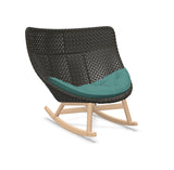 DEDON MBRACE Schaukelstuhl Teak Gestell - Geflecht Arabica