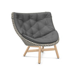 DEDON MBRACE Hochlehner Teak Gestell - Geflecht Pepper