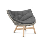 DEDON MBRACE Lounge Sessel Teak Gestell - Geflecht Pepper