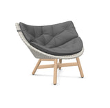 DEDON MBRACE Lounge Sessel Teak Gestell - Geflecht Sea Salt