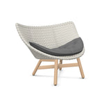 DEDON MBRACE Lounge Sessel Teak Gestell - Geflecht Sea Salt