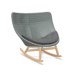 DEDON MBRACE Schaukelstuhl Teak Gestell - Geflecht Baltic
