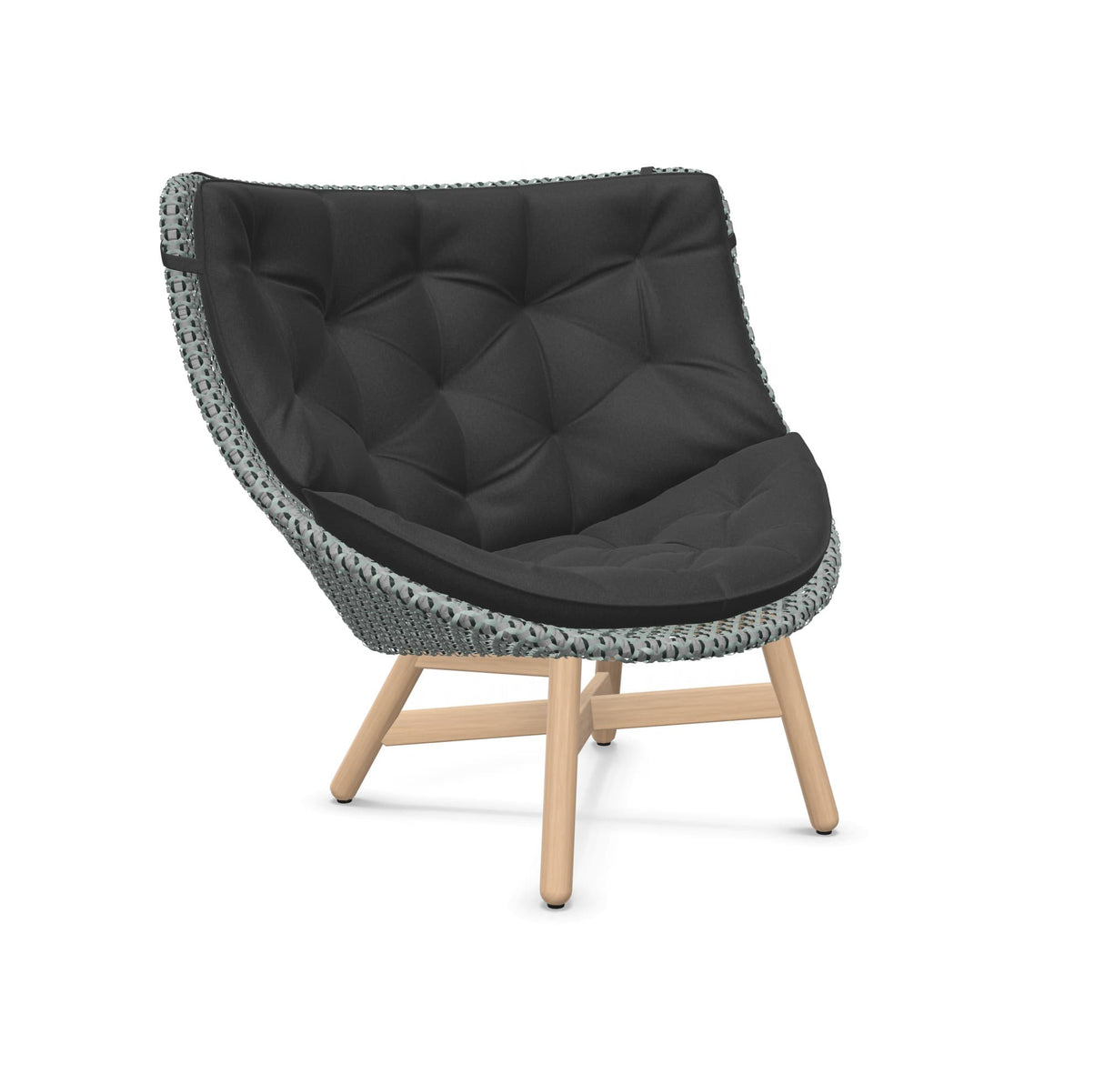DEDON MBRACE Hochlehner Teak Gestell - Geflecht Baltic