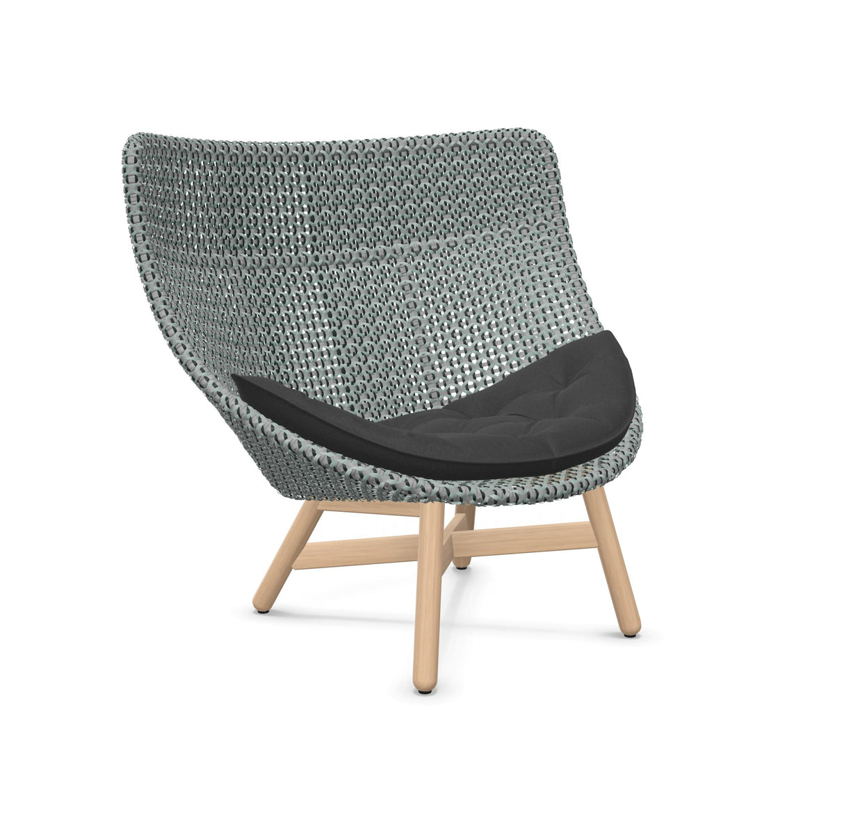 DEDON MBRACE Hochlehner Teak Gestell - Geflecht Baltic