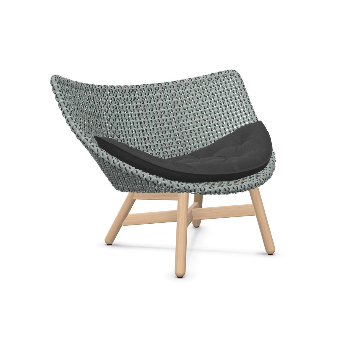 DEDON MBRACE Lounge Sessel Teak Gestell - Geflecht Baltic