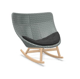DEDON MBRACE Schaukelstuhl Teak Gestell - Geflecht Baltic