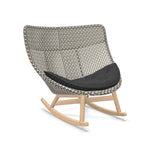 DEDON MBRACE Schaukelstuhl Teak Gestell - Geflecht Pepper