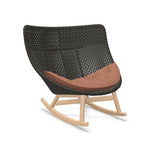 DEDON MBRACE Schaukelstuhl Teak Gestell - Geflecht Arabica