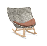 DEDON MBRACE Schaukelstuhl Teak Gestell - Geflecht Pepper