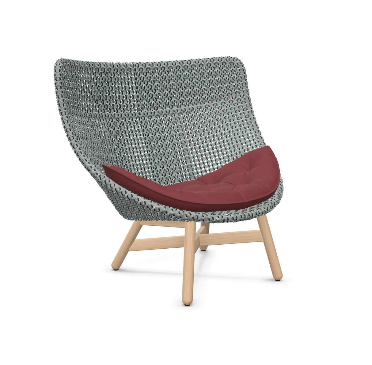 DEDON MBRACE Hochlehner Teak Gestell - Geflecht Baltic