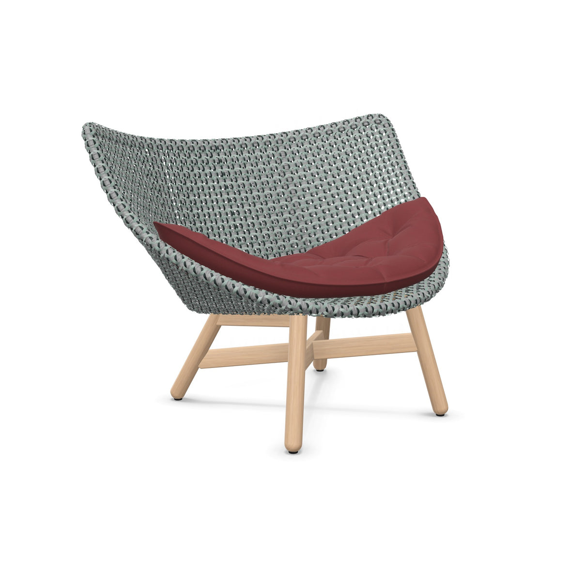 DEDON MBRACE Lounge Sessel Teak Gestell - Geflecht Baltic