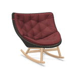 DEDON MBRACE Schaukelstuhl Teak Gestell - Geflecht Arabica