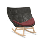DEDON MBRACE Schaukelstuhl Teak Gestell - Geflecht Arabica