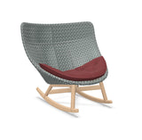 DEDON MBRACE Schaukelstuhl Teak Gestell - Geflecht Baltic