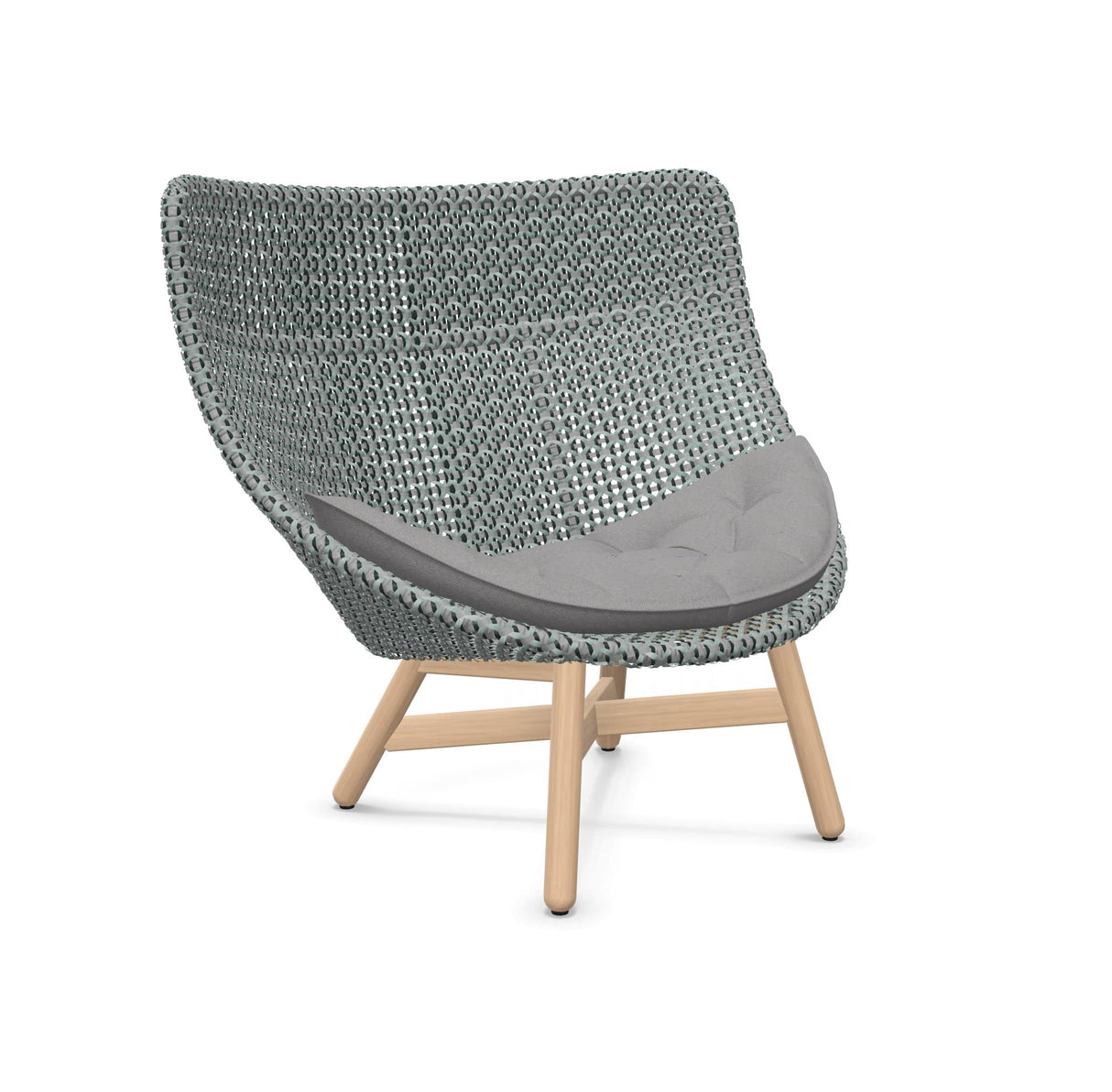 DEDON MBRACE Hochlehner Teak Gestell - Geflecht Baltic