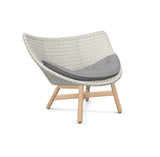 DEDON MBRACE Lounge Sessel Teak Gestell - Geflecht Sea Salt