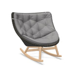 DEDON MBRACE Schaukelstuhl Teak Gestell - Geflecht Arabica