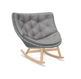 DEDON MBRACE Schaukelstuhl Teak Gestell - Geflecht Baltic