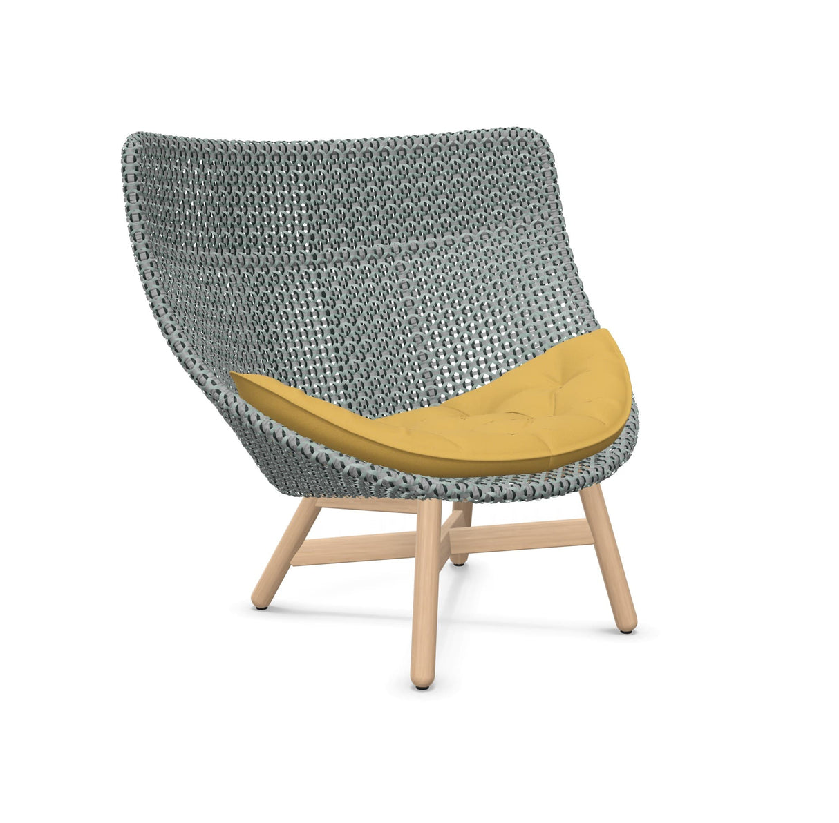 DEDON MBRACE Hochlehner Teak Gestell - Geflecht Baltic