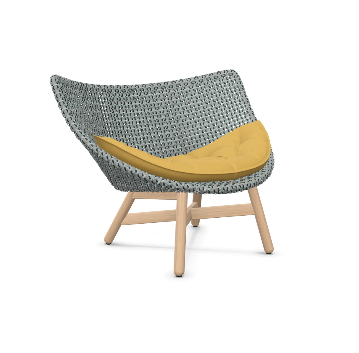 DEDON MBRACE Lounge Sessel Teak Gestell - Geflecht Baltic