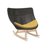 DEDON MBRACE Schaukelstuhl Teak Gestell - Geflecht Arabica