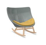 DEDON MBRACE Schaukelstuhl Teak Gestell - Geflecht Baltic