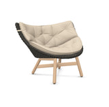 DEDON MBRACE Lounge Sessel Teak Gestell - Geflecht Arabica