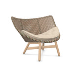 DEDON MBRACE Lounge Sessel Teak Gestell - Geflecht Chestnut