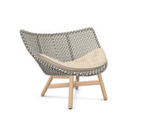 DEDON MBRACE Lounge Sessel Teak Gestell - Geflecht Pepper