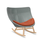 DEDON MBRACE Schaukelstuhl Teak Gestell - Geflecht Baltic