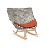 DEDON MBRACE Schaukelstuhl Teak Gestell - Geflecht Pepper