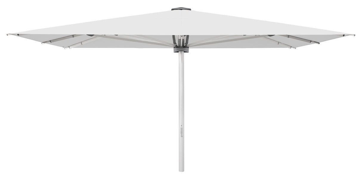 Glatz Großschirm - PALAZZO Style/E, Gestell Aluminium natureloxiert, mit Motor - quadratisch