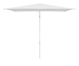 Glatz TWIST Sonnenschirm matt weiß pulverbeschichtet - rechteckig