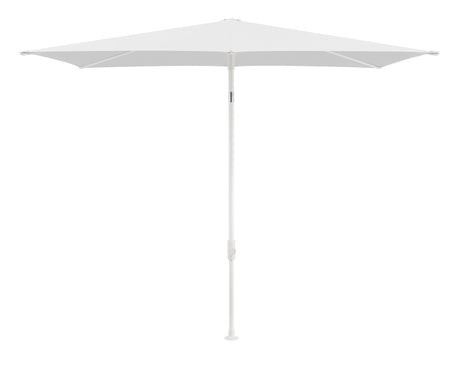 Glatz TWIST Sonnenschirm matt weiß pulverbeschichtet - rechteckig