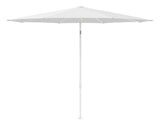 Glatz SMART Sonnenschirm matt weiss pulverbeschichtet - rund