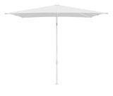 Glatz SMART Sonnenschirm matt weiß pulverbeschichtet - quadratisch