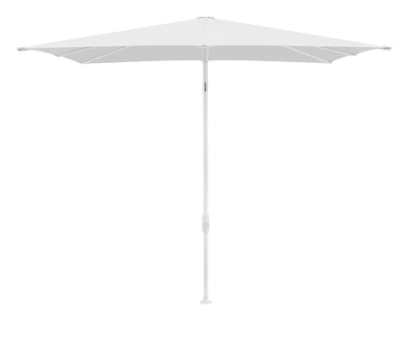 Glatz SMART Sonnenschirm matt weiß pulverbeschichtet - quadratisch