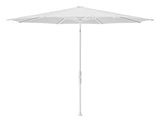 Glatz TWIST Sonnenschirm, matt weiss pulverbeschichtet - rund