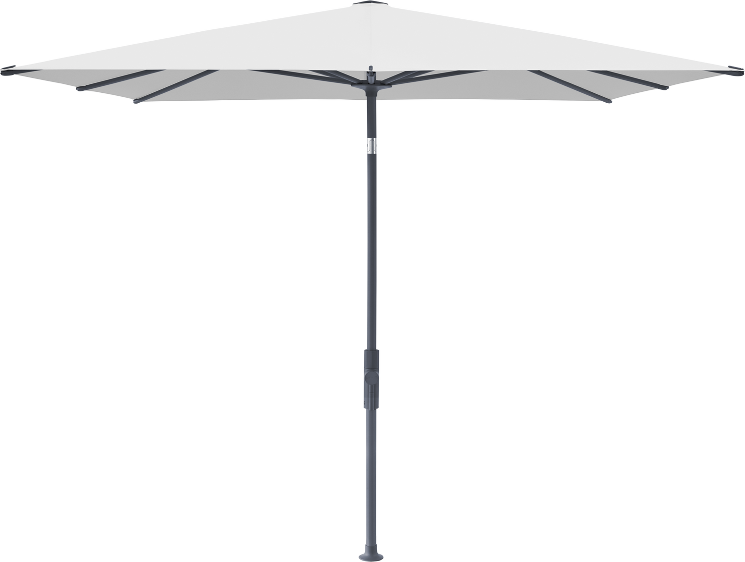 Glatz VITA Torna - Sonnenschirm - Gestell Aluminium, seidengrau oder anthrazit pulverbeschichtet, 240 x 240,210 x 150 & 250 x 200 cm