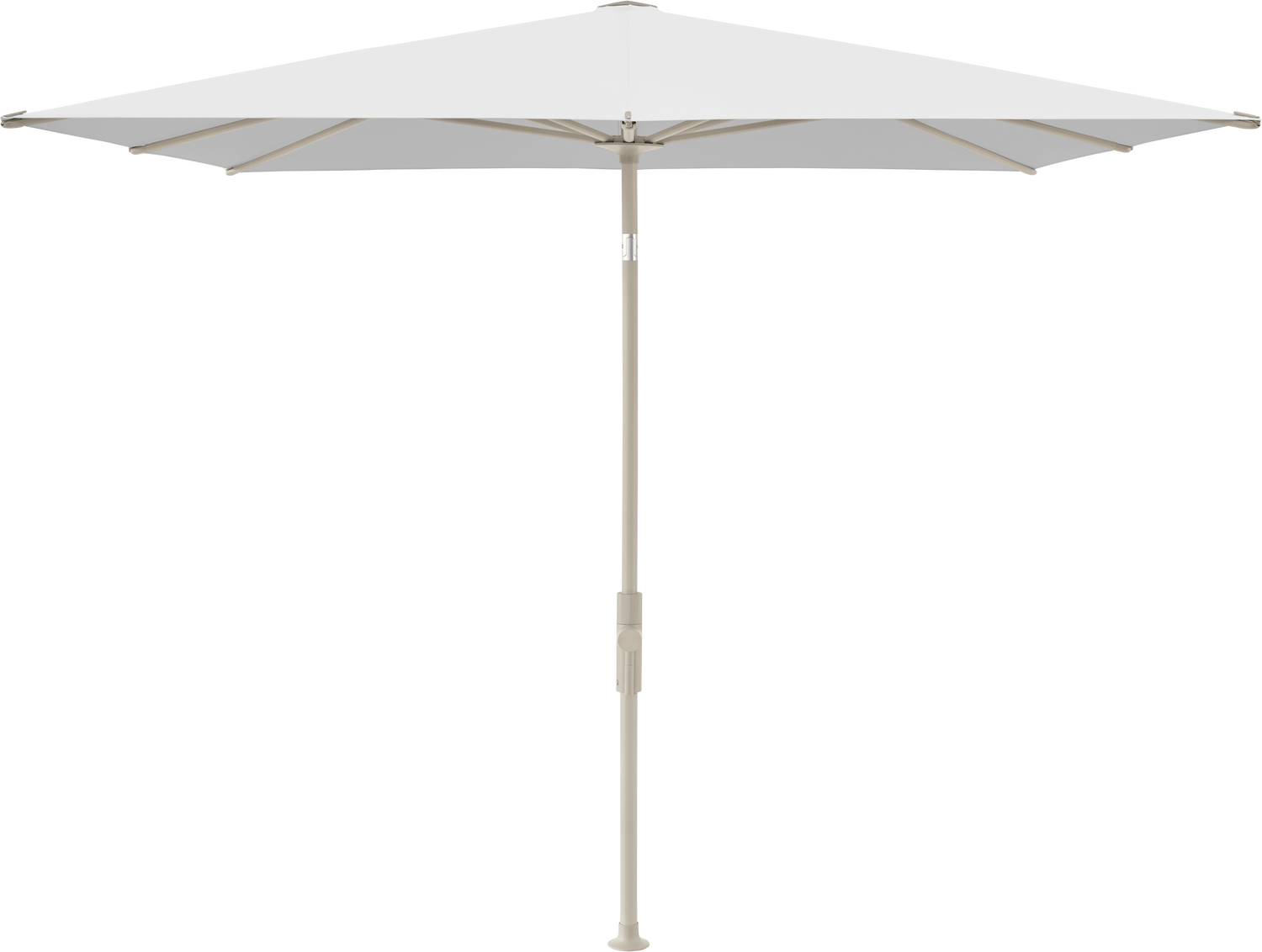 Glatz VITA Torna - Sonnenschirm - Gestell Aluminium, seidengrau oder anthrazit pulverbeschichtet, 240 x 240,210 x 150 & 250 x 200 cm